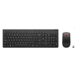 Lenovo 4X31N50739 clavier Souris incluse Universel RF sans fil QWERTY Espagnole Noir