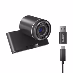 Lenovo 4XC1Q25245 webcam 4 MP 1920 x 1080 pixels USB-C Noir - Vue supplémentaire 6
