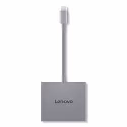 Lenovo GX91R64790 station d'accueil Avec fil USB 3.2 Gen 1 (3.1 Gen 1) Type-C Gris - Vue supplémentaire 2
