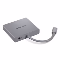 Lenovo GX91R64790 station d'accueil Avec fil USB 3.2 Gen 1 (3.1 Gen 1) Type-C Gris - Vue supplémentaire 3