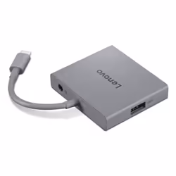 Lenovo GX91R64790 station d'accueil Avec fil USB 3.2 Gen 1 (3.1 Gen 1) Type-C Gris - Vue supplémentaire 4