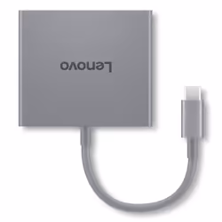 Lenovo GX91R64790 station d'accueil Avec fil USB 3.2 Gen 1 (3.1 Gen 1) Type-C Gris - Vue supplémentaire 5