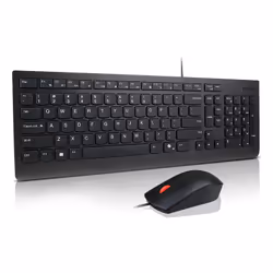 Lenovo 4X31R64414 clavier Souris incluse Universel USB Allemand Noir