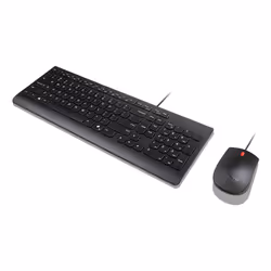 Lenovo 4X31R64414 clavier Souris incluse Universel USB Allemand Noir