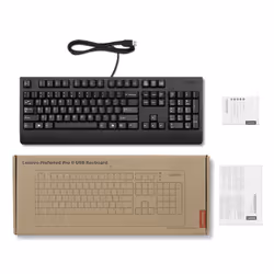 Lenovo Preferred Pro II USB Keyboard-French clavier maison/bureau Français Noir - Vue supplémentaire 4