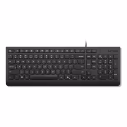 Lenovo 4Y41R64644, Taille réelle (100 %), Avec fil, USB, Plunger key switch, Noir