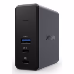 Lenovo X9 Charging GaN Dock, Avec fil, USB 3.2 Gen 2 (3.1 Gen 2) Type-C, 60 W, Gris, MicroSD (TransFlash), 3840 x 2160 pixels