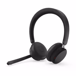 Lenovo 6550 Casque Sans fil Arceau Bureau/Centre d'appels USB Type-C Bluetooth Noir - Vue supplémentaire 3