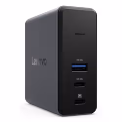 Lenovo G0AE0065EU station d'accueil Avec fil USB 3.2 Gen 1 (3.1 Gen 1) Type-C Noir, Gris - Vue supplémentaire 3