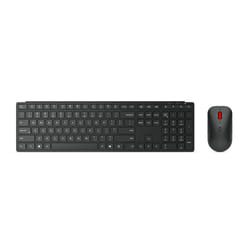 Lenovo 4X31S04810 clavier Souris incluse Bureau RF sans fil + Bluetooth Français Noir