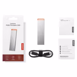 Lenovo 4XB1T88412 lecteur à circuits intégrés externe 1 To USB Type-C 3.2 Gen 2 (3.1 Gen 2) Gris - Vue supplémentaire 2