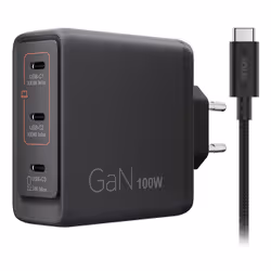 Lenovo G0A6100BEU chargeur d'appareils mobiles Universel Noir Secteur Charge rapide Intérieure - Vue supplémentaire 2