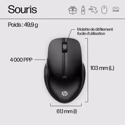 HP Souris sans fil multi-périphériques 430 - Vue supplémentaire 10