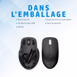 HP Souris sans fil multi-périphériques 435 - Vue supplémentaire 10