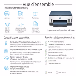 HP Smart Tank 7006 Imprimante Multifonction Jet d'Encre Couleur Wi-Fi - Vue supplémentaire 14