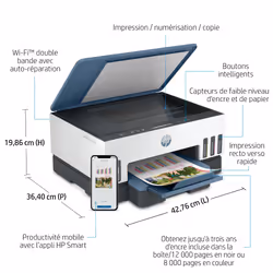 HP Smart Tank 7006 Imprimante Multifonction Jet d'Encre Couleur Wi-Fi - Vue supplémentaire 26
