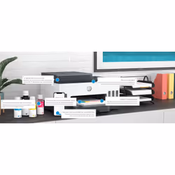 HP Smart Tank Imprimante Tout-en-un 7305, Couleur, Imprimante pour Maison et Bureau à domicile, Impression, numérisation, copie, chargeur automatique de documents, sans fil, Chargeur automatique de documents de 35 pages; Numérisation vers PDF; Impression recto-verso - Vue supplémentaire 12