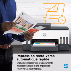 HP Smart Tank Imprimante Tout-en-un 7305, Couleur, Imprimante pour Maison et Bureau à domicile, Impression, numérisation, copie, chargeur automatique de documents, sans fil, Chargeur automatique de documents de 35 pages; Numérisation vers PDF; Impression recto-verso - Vue supplémentaire 13