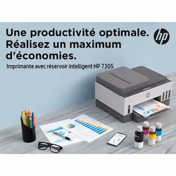HP Smart Tank Imprimante Tout-en-un 7305, Couleur, Imprimante pour Maison et Bureau à domicile, Impression, numérisation, copie, chargeur automatique de documents, sans fil, Chargeur automatique de documents de 35 pages; Numérisation vers PDF; Impression recto-verso - Vue supplémentaire 16