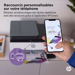 HP Smart Tank Imprimante tout-en-un 7605, Couleur, Imprimante pour Home and home office, Impression, copie, numérisation, télécopie, chargeur automatique de documents et sans fil, Chargeur automatique de documents de 35 pages; Numérisation vers PDF; Impression recto-verso - Vue supplémentaire 12