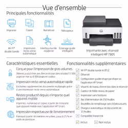 HP Smart Tank Imprimante tout-en-un 7605, Couleur, Imprimante pour Home and home office, Impression, copie, numérisation, télécopie, chargeur automatique de documents et sans fil, Chargeur automatique de documents de 35 pages; Numérisation vers PDF; Impression recto-verso - Vue supplémentaire 21