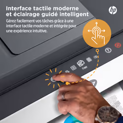 HP Smart Tank Imprimante tout-en-un 7605, Couleur, Imprimante pour Home and home office, Impression, copie, numérisation, télécopie, chargeur automatique de documents et sans fil, Chargeur automatique de documents de 35 pages; Numérisation vers PDF; Impression recto-verso - Vue supplémentaire 22