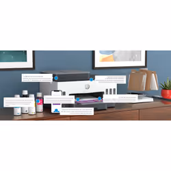 HP Smart Tank Imprimante tout-en-un 7605, Couleur, Imprimante pour Home and home office, Impression, copie, numérisation, télécopie, chargeur automatique de documents et sans fil, Chargeur automatique de documents de 35 pages; Numérisation vers PDF; Impression recto-verso - Vue supplémentaire 9