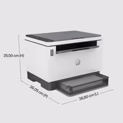 HP LaserJet Imprimante Tank MFP 2604dw, Noir et blanc, Imprimante pour Entreprises, Sans fil; Impression recto-verso; Numérisation vers e-mail; Numériser vers PDF - Vue supplémentaire 11