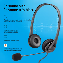 HP Casque stéréo USB G2