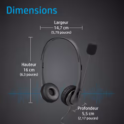 HP Casque stéréo 3,5mm G2 - Vue supplémentaire 6