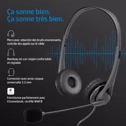 HP Casque stéréo 3,5mm G2 - Vue supplémentaire 7
