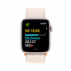 Apple Watch SE OLED 44mm Beige Wifi GPS - Vue supplémentaire 4