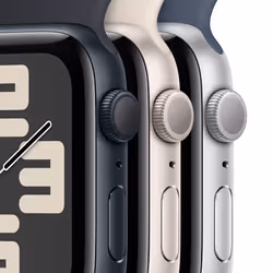 Apple Watch SE OLED 44mm Noir Wifi GPS (satellite)