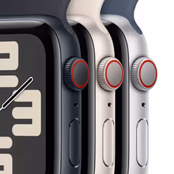 Apple Watch SE OLED 40mm 4G Noir Wifi GPS (satellite)