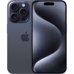 Apple iPhone 15 Pro , 15,5 cm (6.1"), 2556 x 1179 pixels, 1 To, 48 MP, iOS 17, Titane, Bleu