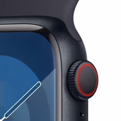 Apple Watch Series 9 41mm 4G Noir Wifi GPS (satellite)