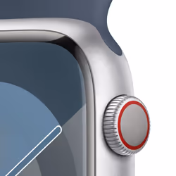 Apple Watch Series 9 45mm 4G Argent Wifi GPS (satellite)