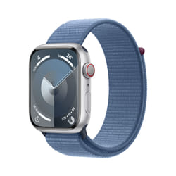 Apple Watch Series 9 45mm 4G Argent Wifi GPS (satellite)
