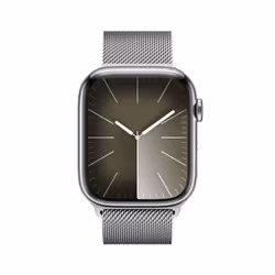 Apple Watch Series 9 45mm 4G Argent Wifi GPS (satellite)