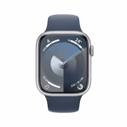 Apple Watch Series 9 45mm Argent Wifi GPS (satellite)