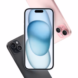 Apple iPhone 15 128 Go Bleu - Vue supplémentaire 2