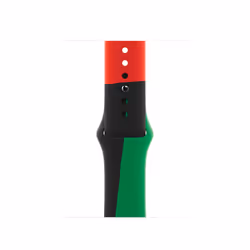 Apple MUQ53ZM/A, Bande, Smartwatch, Noir, Vert, Rouge, Apple, Apple Watch 38 mm, 40 mm, 41 mm, Fluoroélastomère
