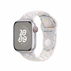 Apple MUUL3ZM/A Bande Blanc Aluminium, Fluoroélastomère