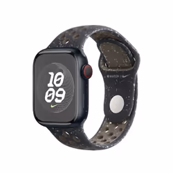 Apple MUUP3ZM/A Bande Noir Aluminium, Fluoroélastomère