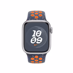 Apple MUUU3ZM/A Bande Bleu Aluminium, Fluoroélastomère
