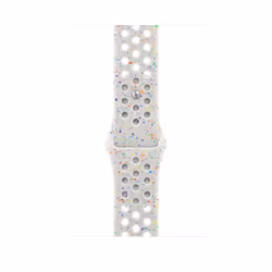 Apple MUV13ZM/A, Bande, Smartwatch, Blanc, Apple, Apple Watch 42mm, 44mm, 45mm, 49mm, Aluminium, Fluoroélastomère