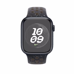 Apple MUV33ZM/A Bande Noir Aluminium, Fluoroélastomère