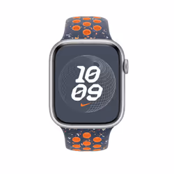 Apple MUV83ZM/A Bande Bleu Aluminium, Fluoroélastomère