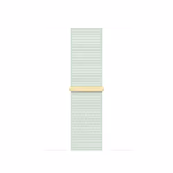 Apple Boucle Sport menthe douce 41 mm, Bande, Smartwatch, Couleur menthe, Apple, Apple Watch 38mm, 40mm, 41mm, Nylon, Polyest ...