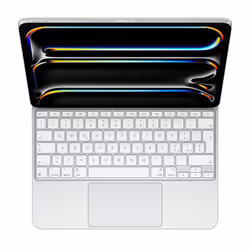 Apple Magic Keyboard pour iPad Pro 13 pouces (M4) - Italien - Blanc - Vue supplémentaire 2